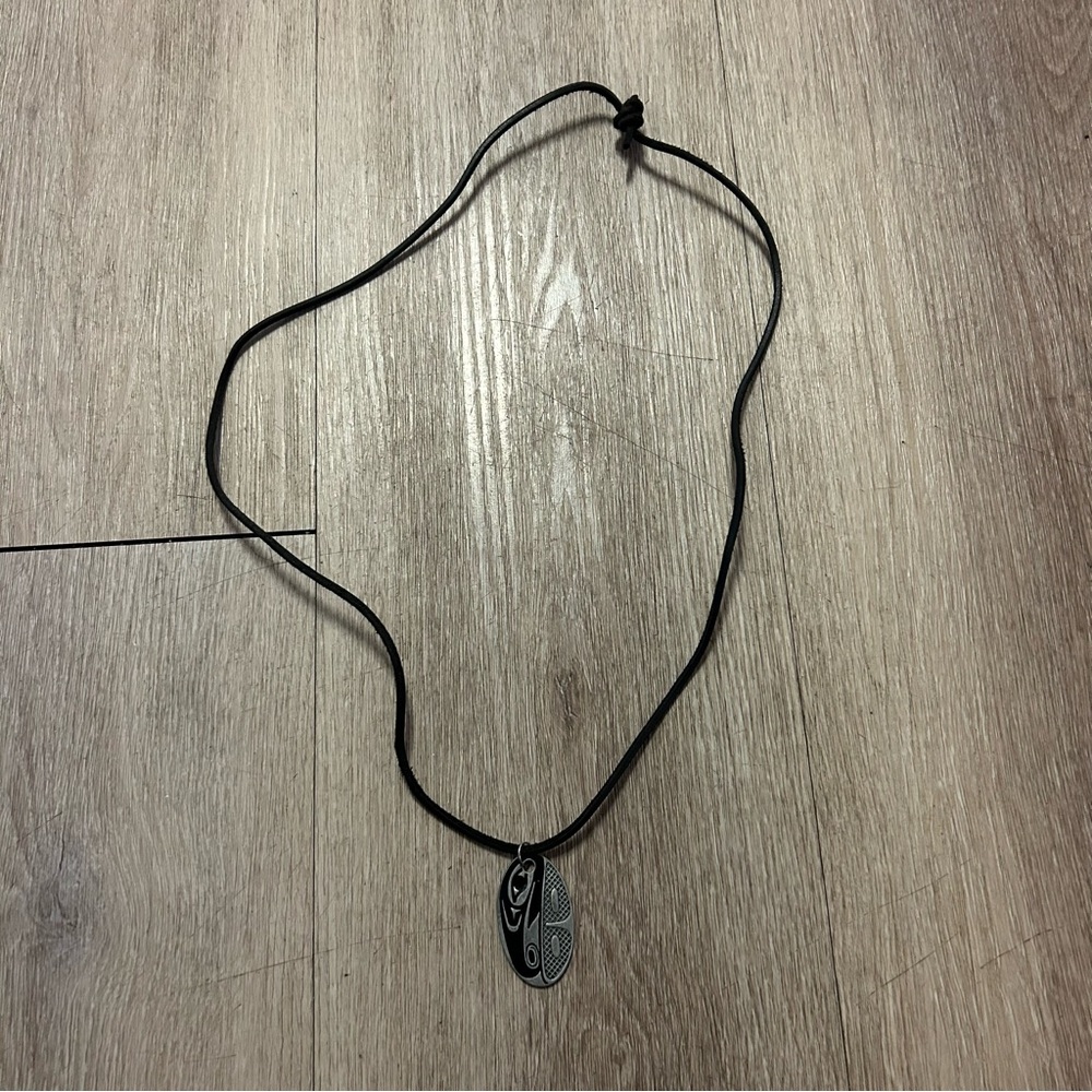 First Nation Pewter Butterfly Pendant